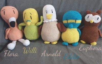 Susi und das Vogelchaos – eine Amigurumi-Geschichte für Kinder